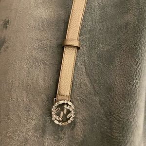 Gold color Gucci belt